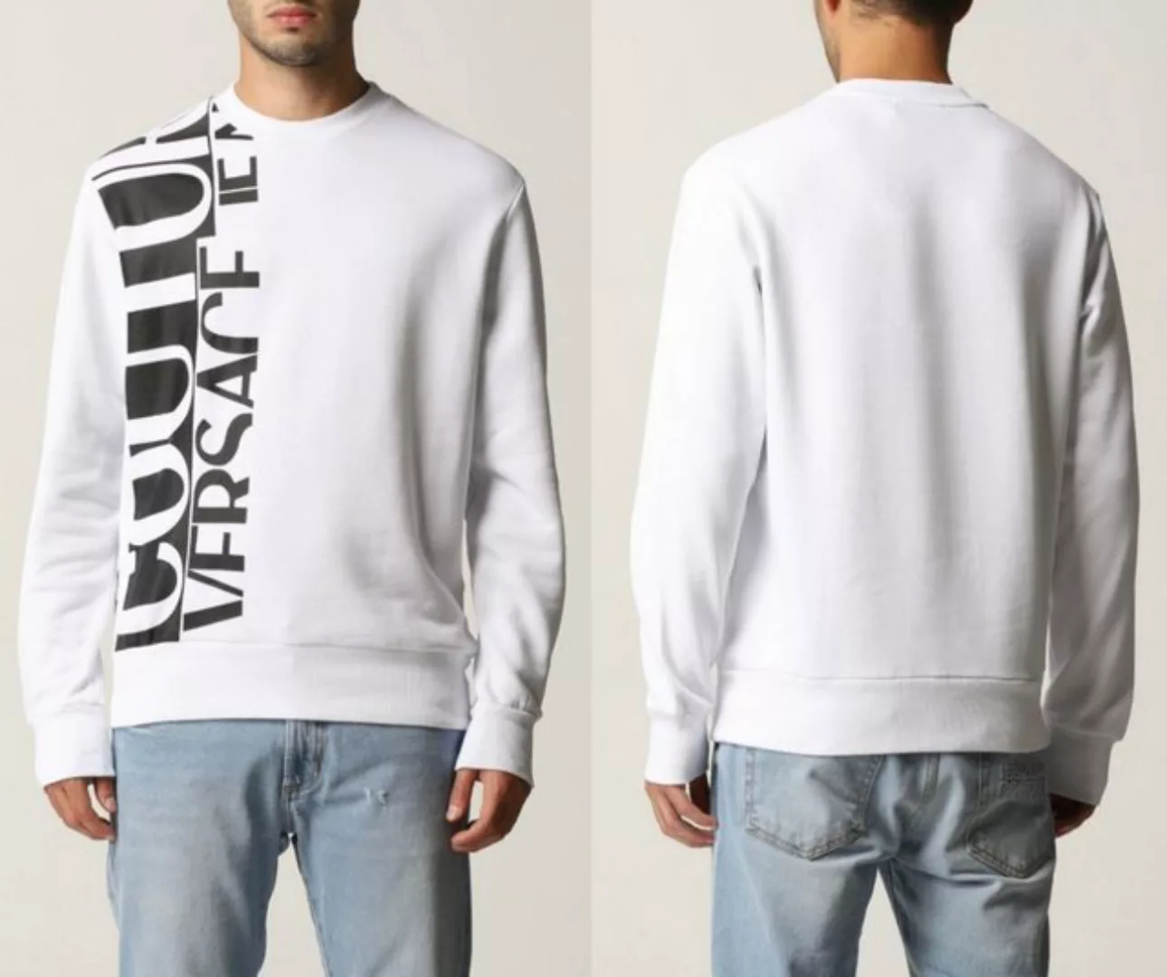 Versace Sweatshirt VERSACE JEANS COUTURE LOGO Crewneck Sweater Sweatshirt P günstig online kaufen