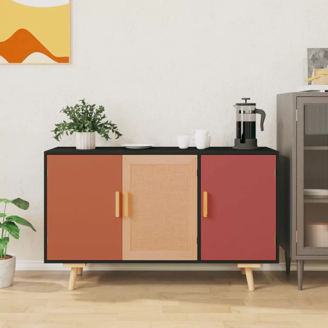 Vidaxl Sideboard Schwarz 105x30x65,5 Cm Holzwerkstoff günstig online kaufen