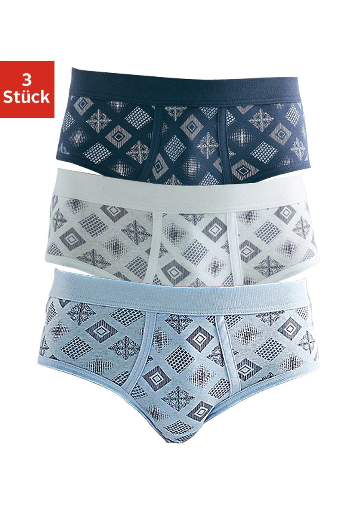 Clipper Slip (Packung, 3-St) schöne Feinripp-Qualität günstig online kaufen