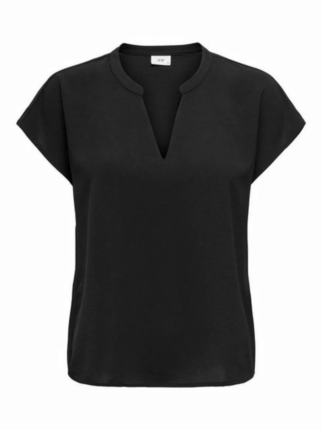 JACQUELINE de YONG Blusenshirt Einfarbige Kurzarm Bluse V-Ausschnitt Blusen günstig online kaufen