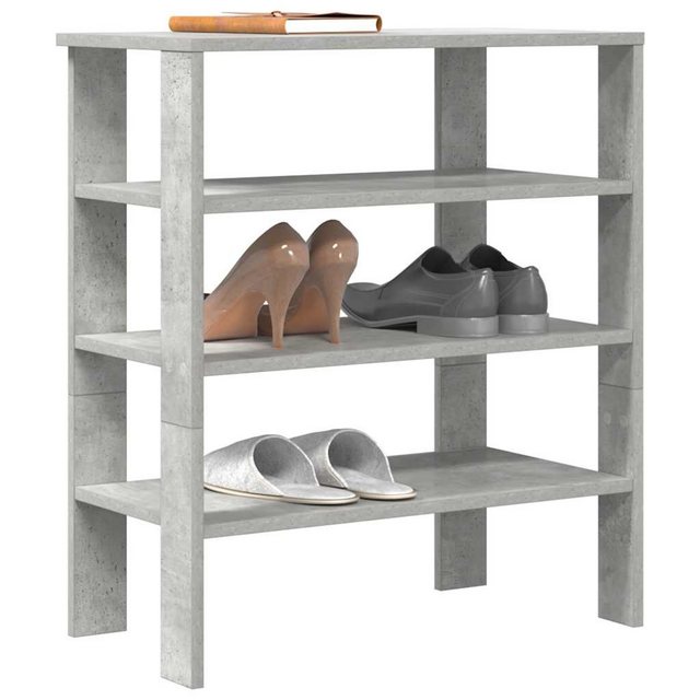 vidaXL Schuhschrank Schuhregal Betongrau 61x32x70 cm Holzwerkstoff günstig online kaufen