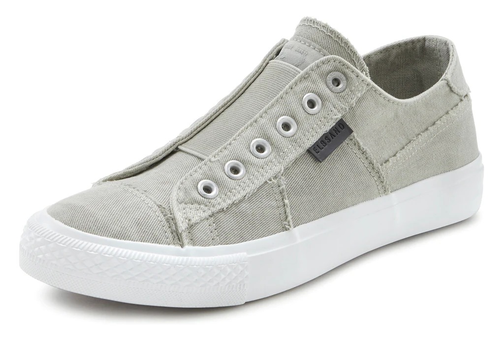 Elbsand Slip-On Sneaker, aus Textil, bequemer Elastik Einsatz, Halbschuh, S günstig online kaufen