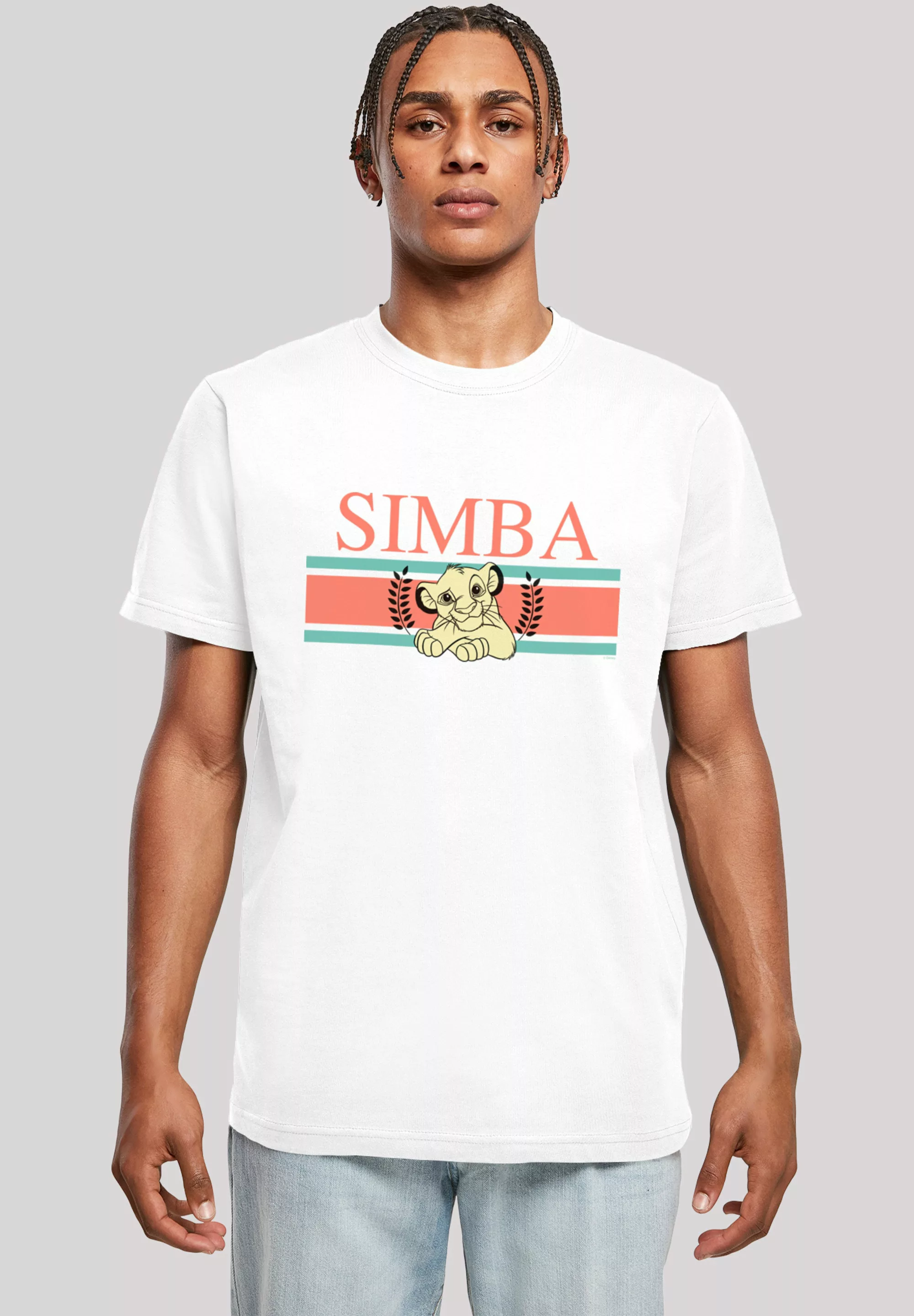 F4NT4STIC T-Shirt "Disney König der Löwen Simba Stripes", Print günstig online kaufen