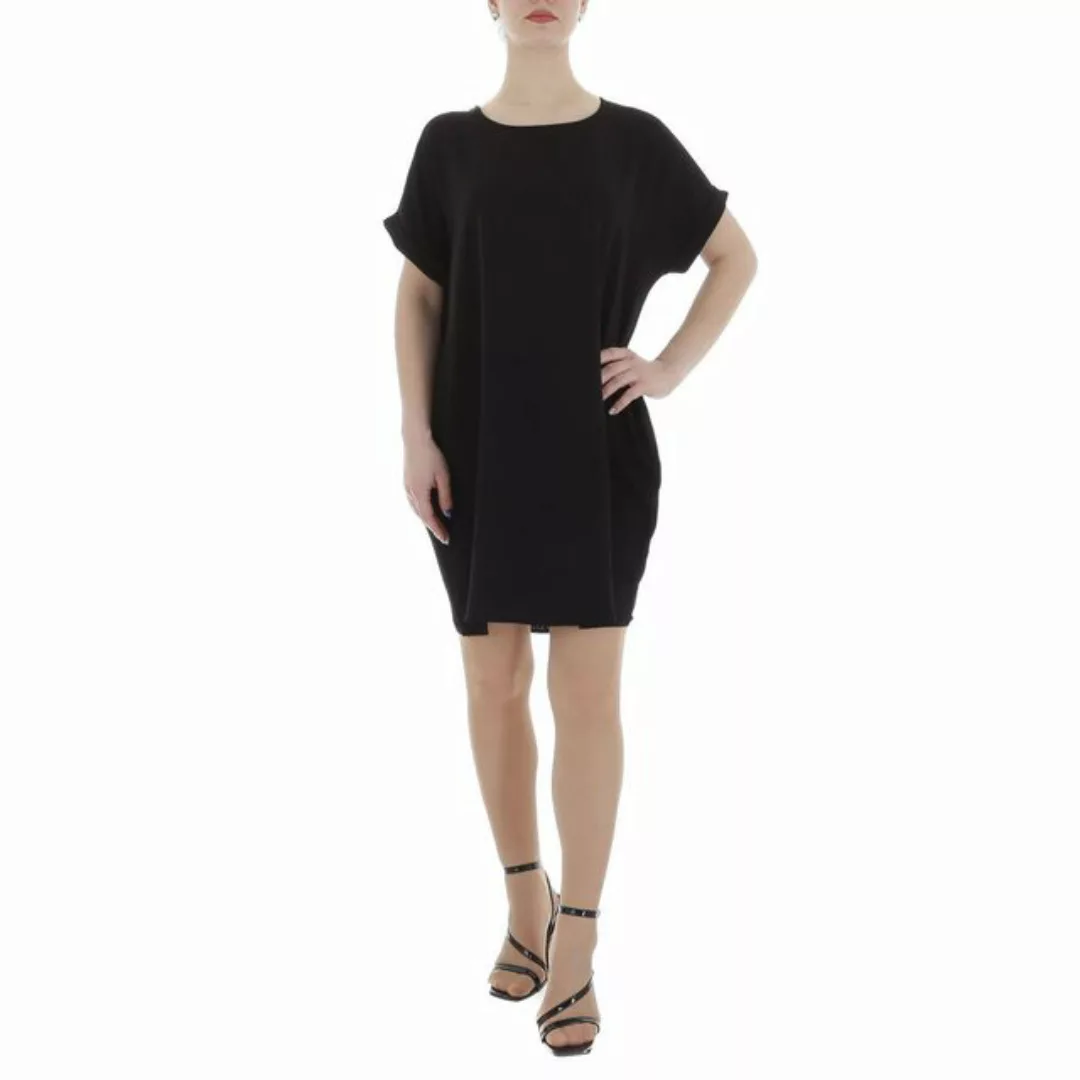 Ital-Design Tunikakleid Damen Freizeit (86164450) Kreppoptik/gesmokt Kleid günstig online kaufen