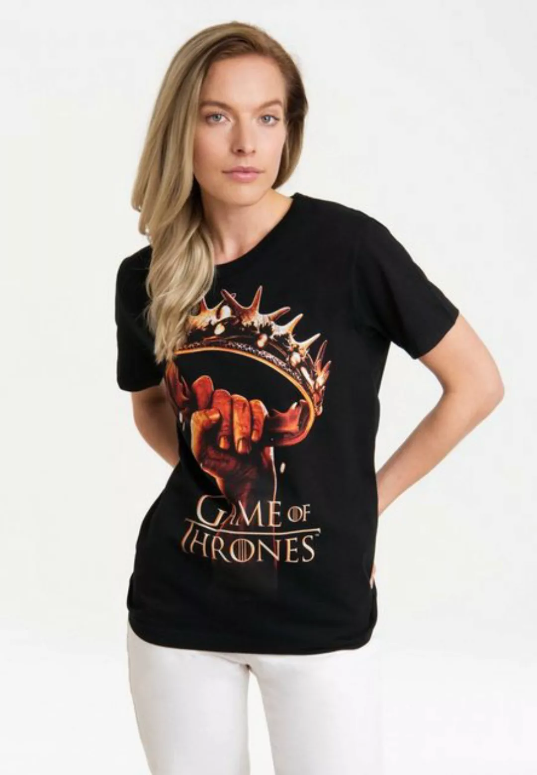 LOGOSHIRT T-Shirt Game Of Thrones - Krone mit lizenziertem Print günstig online kaufen