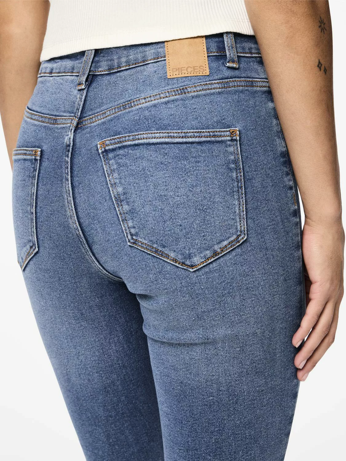 pieces Skinny-fit-Jeans "PCDANA HW SKINNY JEANS MB402 NOOS" günstig online kaufen