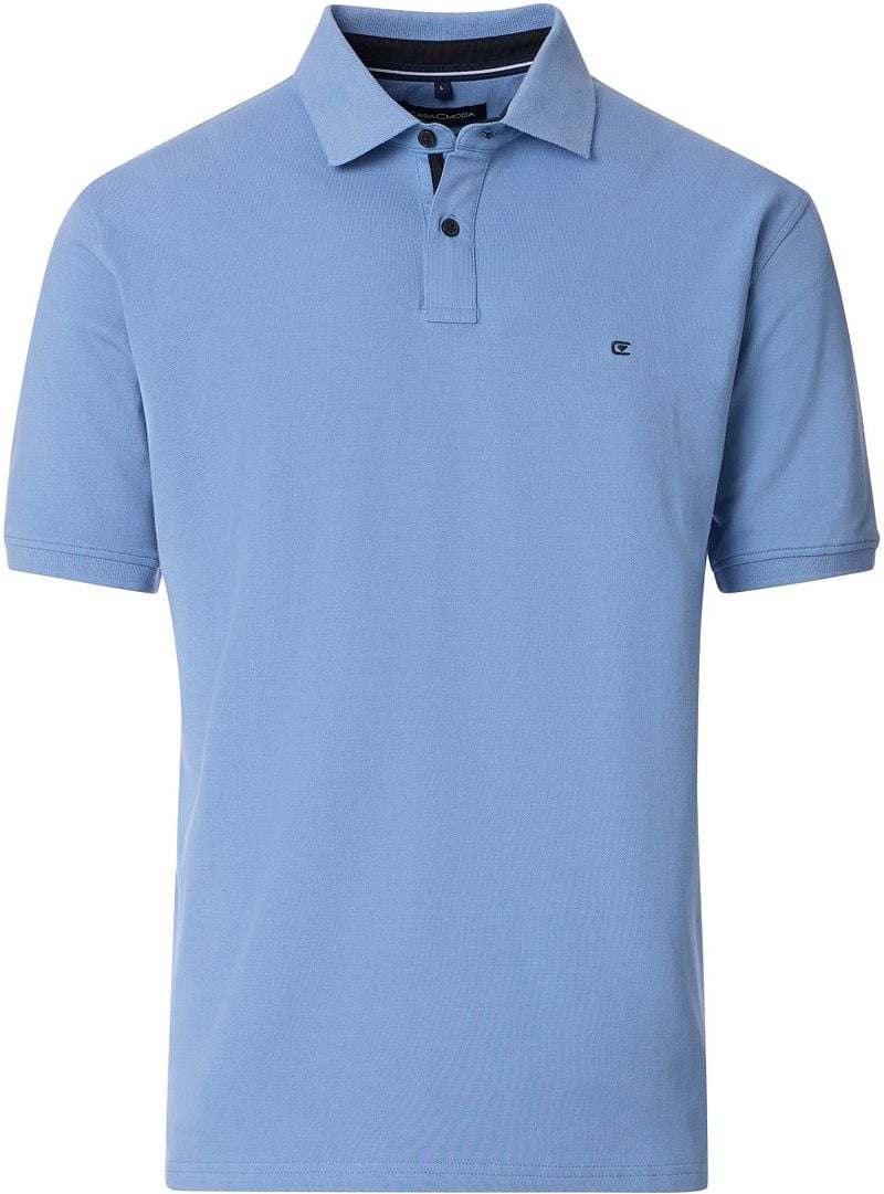 Casa Moda Poloshirt Stretch Blau  - Größe 4XL günstig online kaufen