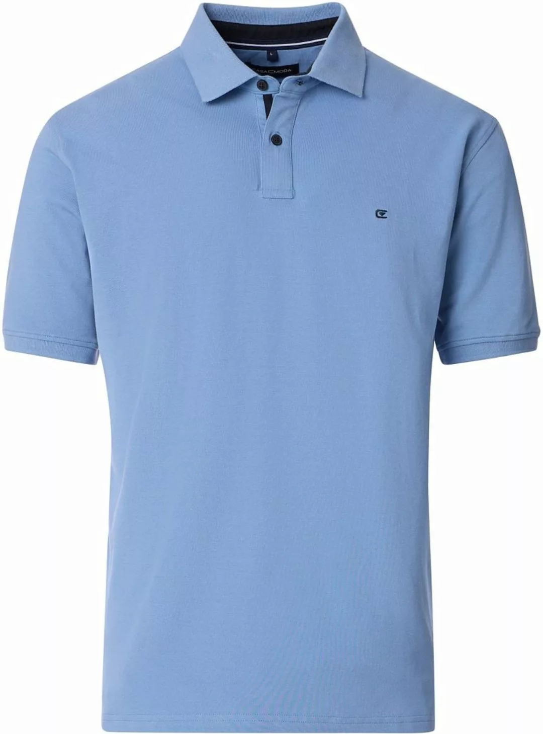 Casa Moda Poloshirt Stretch Blau  - Größe 5XL günstig online kaufen