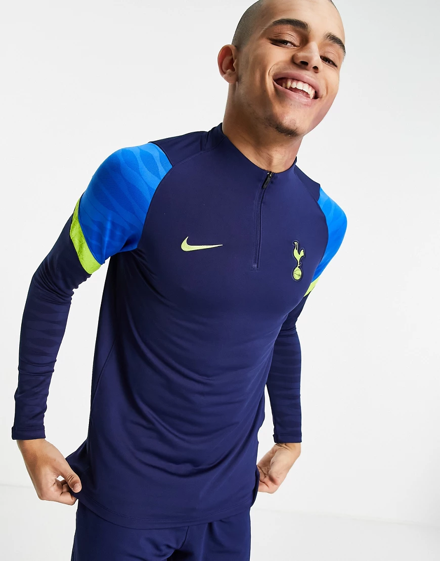 Nike Football – Tottenham Hotspur FC – Oberteil aus Drill in Blau günstig online kaufen