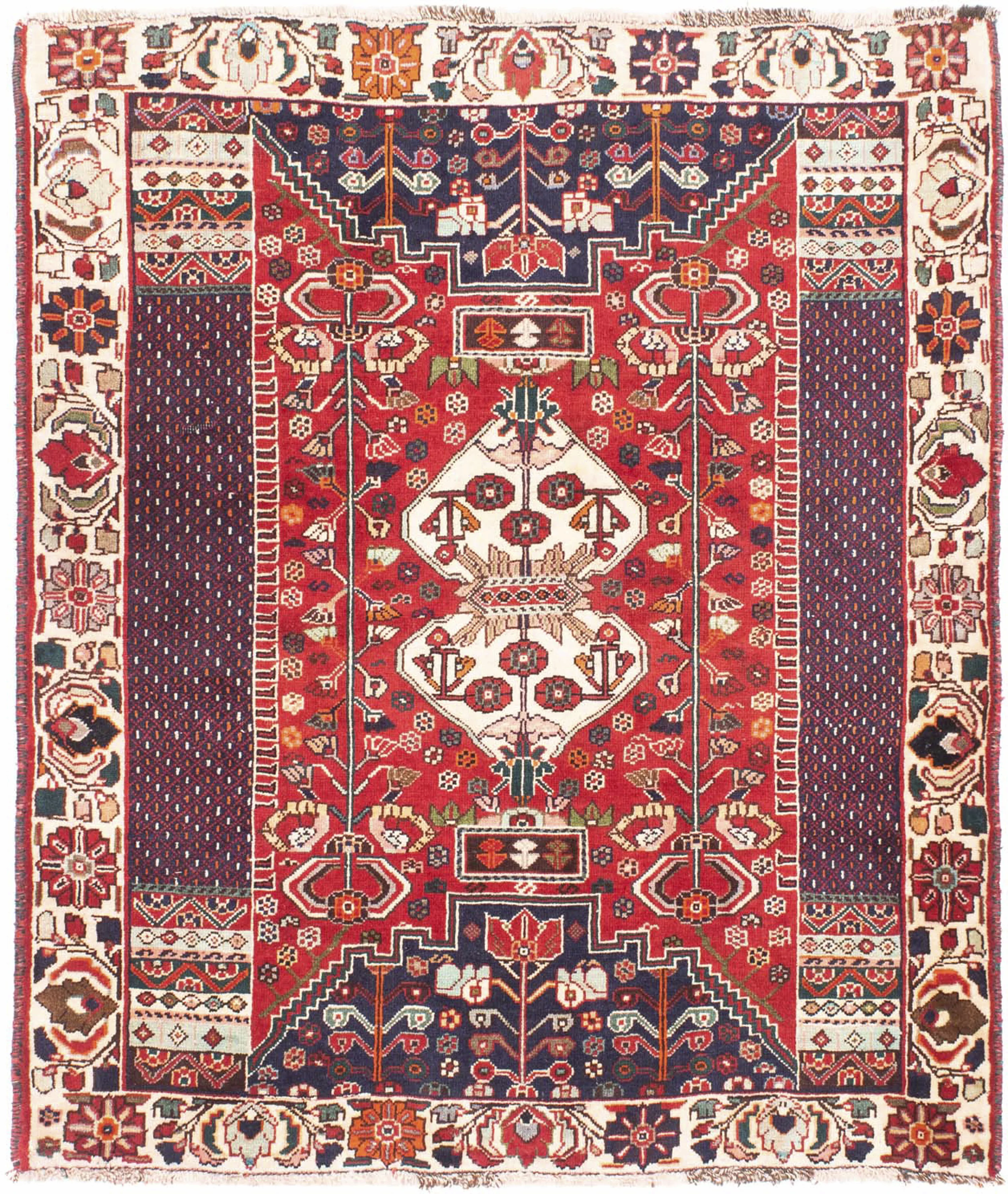 morgenland Orientteppich »Perser - Nomadic - 148 x 121 cm - rot«, rechtecki günstig online kaufen