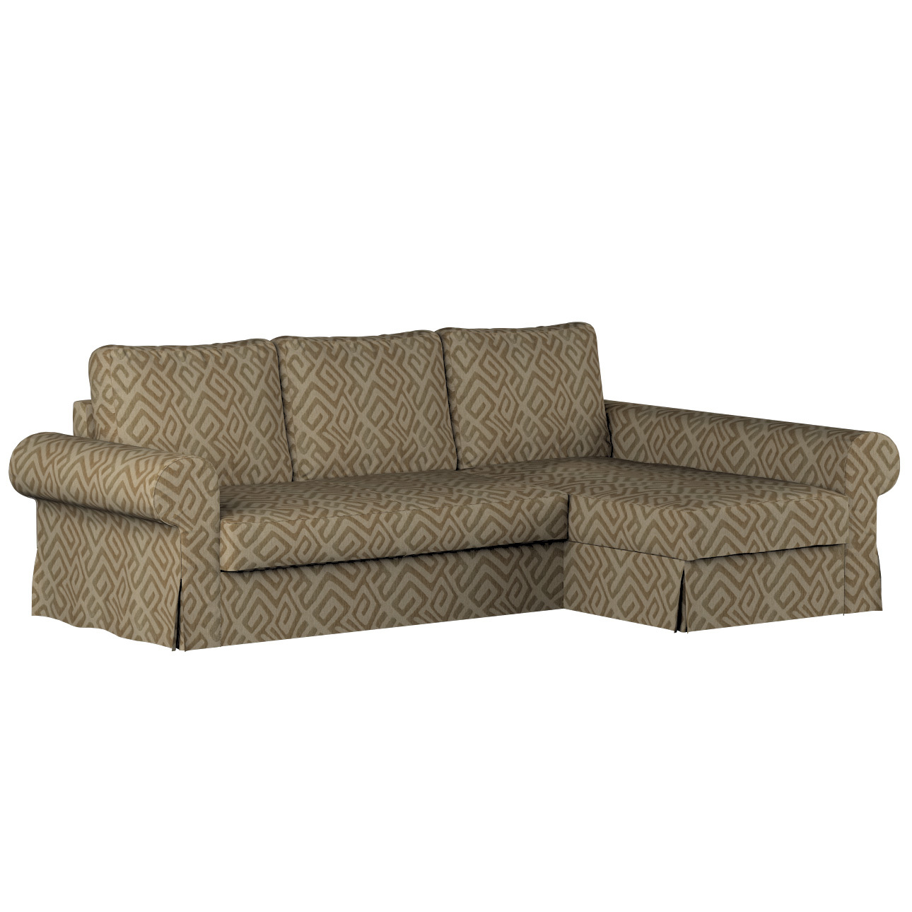 Bezug für Backabro Bettsofa / Recamiere, mocca, Bezug für Bettsofa Backabro günstig online kaufen