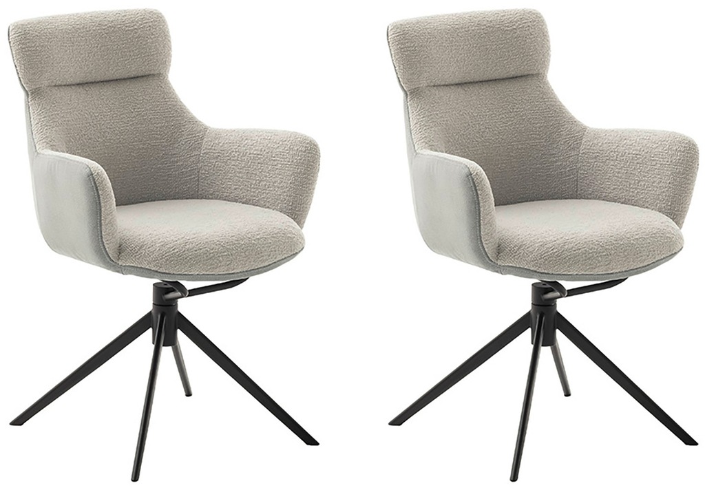 MCA furniture Esszimmerstuhl "PELION", Feingewebe, (2er-Set), drehbar 360, günstig online kaufen