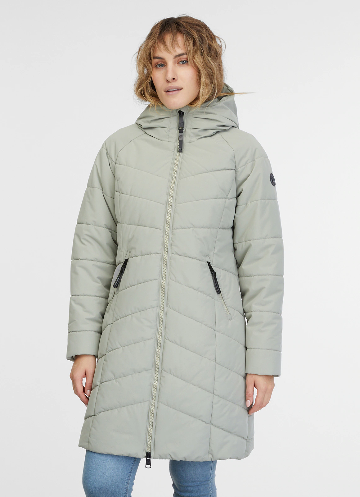 Ragwear Steppjacke "DIZZIE COAT", mit Kapuze, wasserabweisender Steppmantel günstig online kaufen