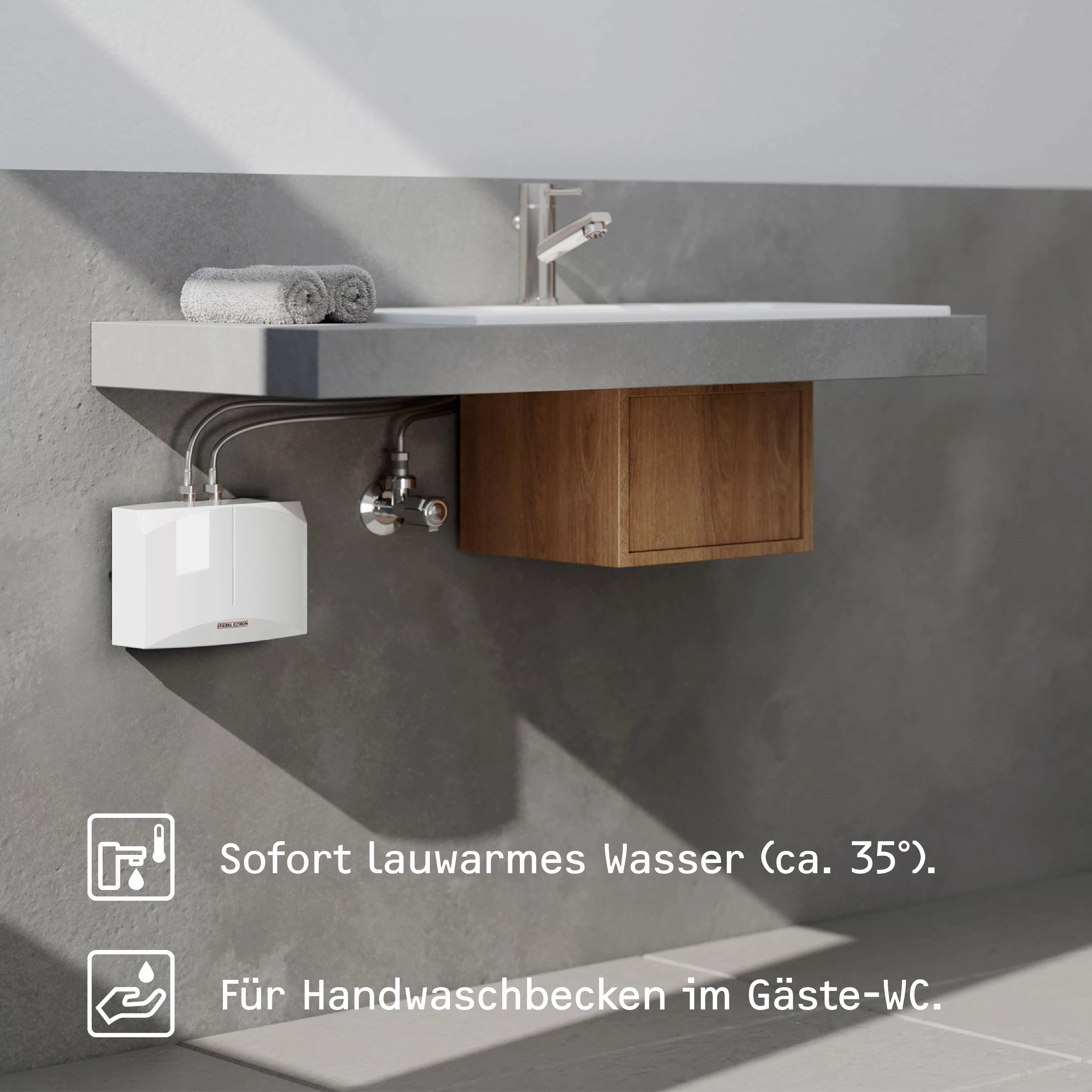 STIEBEL ELTRON Klein-Durchlauferhitzer »DNM 4«, hydraulisch, für Handwaschb günstig online kaufen