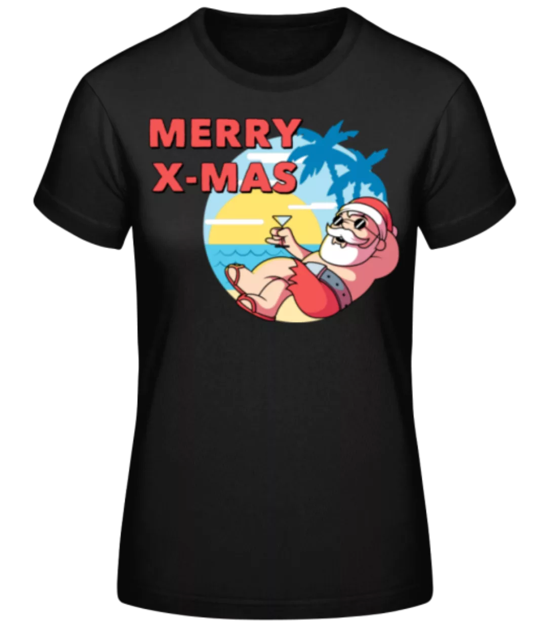 Merry X-Mas · Frauen Basic T-Shirt günstig online kaufen