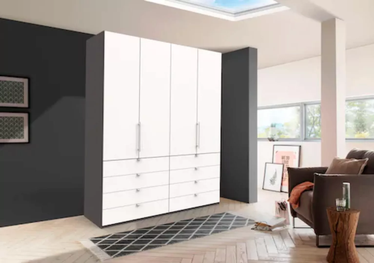 WIEMANN Kleiderschrank "Loft", Glasfront günstig online kaufen