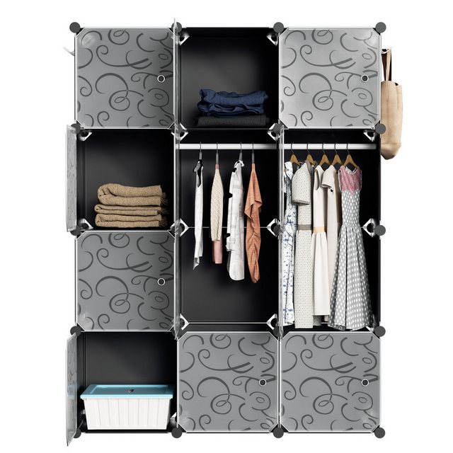 Gimisgu Kleiderschrank 12/16 Fächer Aufbewahrungsbox DIY Regalsystem (DIY-R günstig online kaufen