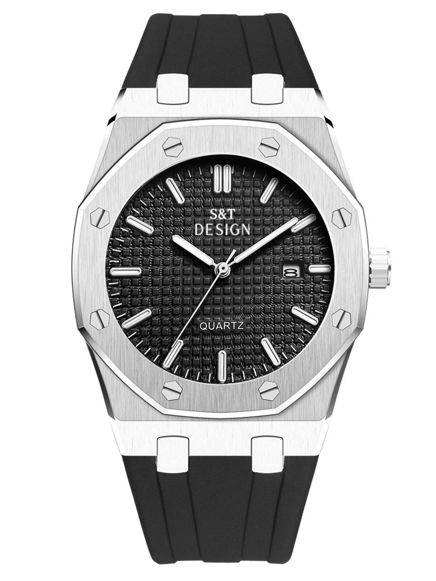 S&T Design Quarzuhr Herren Uhr Edelstahl günstig online kaufen