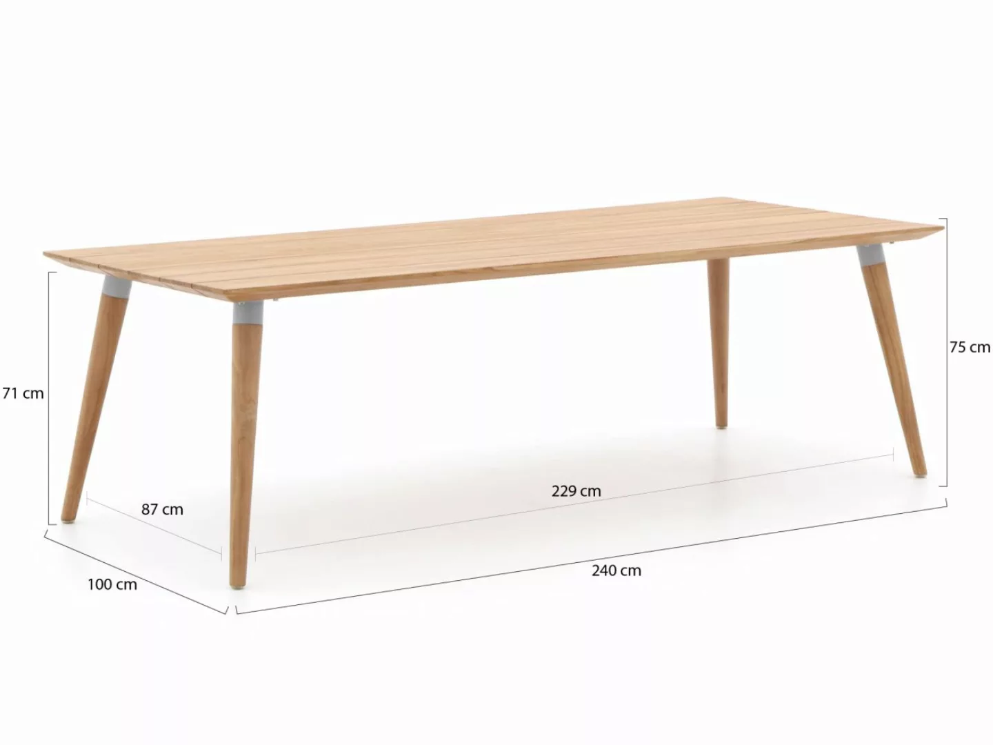 Hartman Sophie Studio Gartentisch 240x100 cm günstig online kaufen