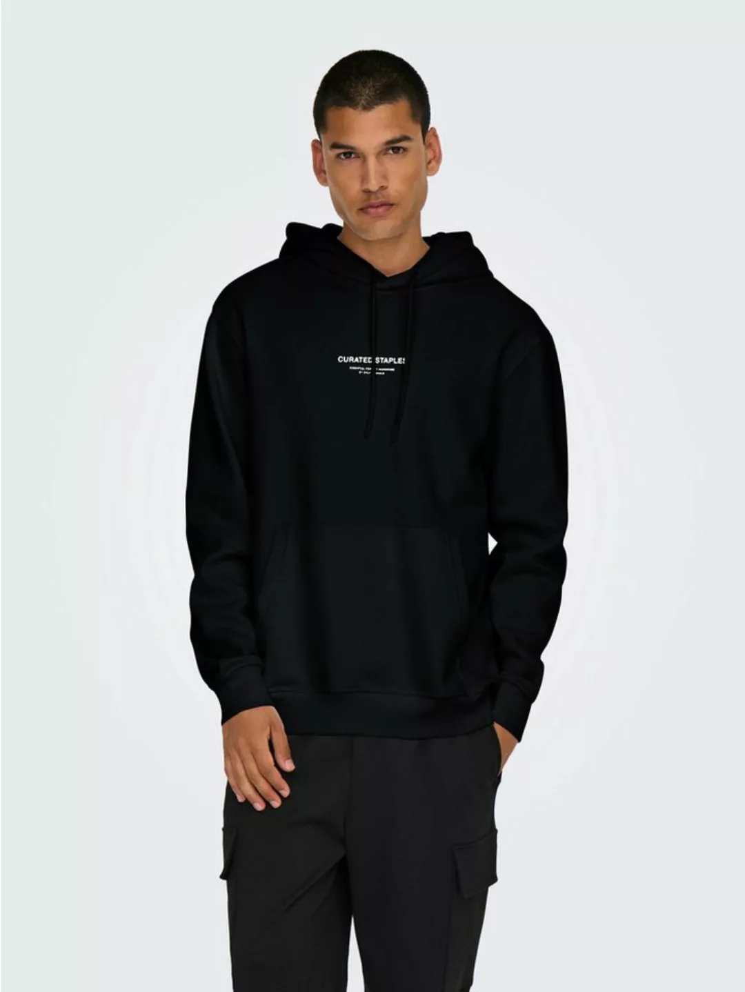 ONLY & SONS Kapuzensweatshirt ONSCURATED REG HOODIE SWEAT günstig online kaufen