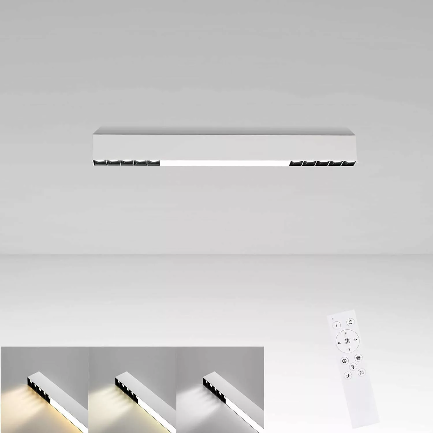 ZMH Deckenleuchten Whonzimmer Modern Dimmbar Bürolampe günstig online kaufen