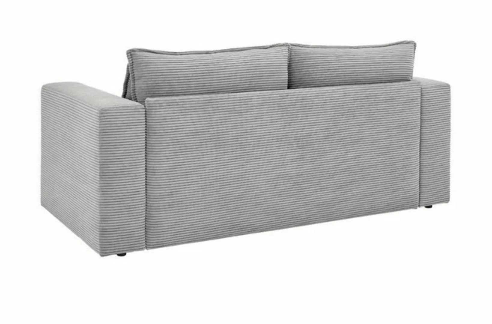 Furn.Design Sofa Pesaro, Couch 2-Sitzer Cordbezug, 4 Farben, wahlweise mit günstig online kaufen