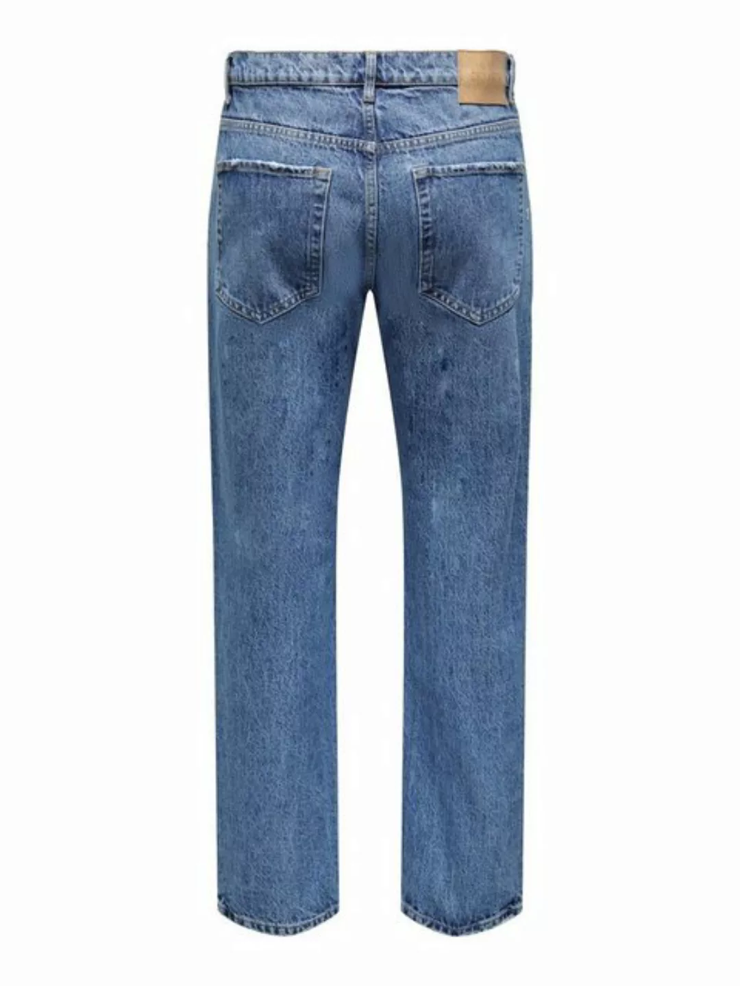 ONLY & SONS Regular-fit-Jeans ONSEDGE STRAIGHT BROMO 0017 DOT DNM NOOS günstig online kaufen