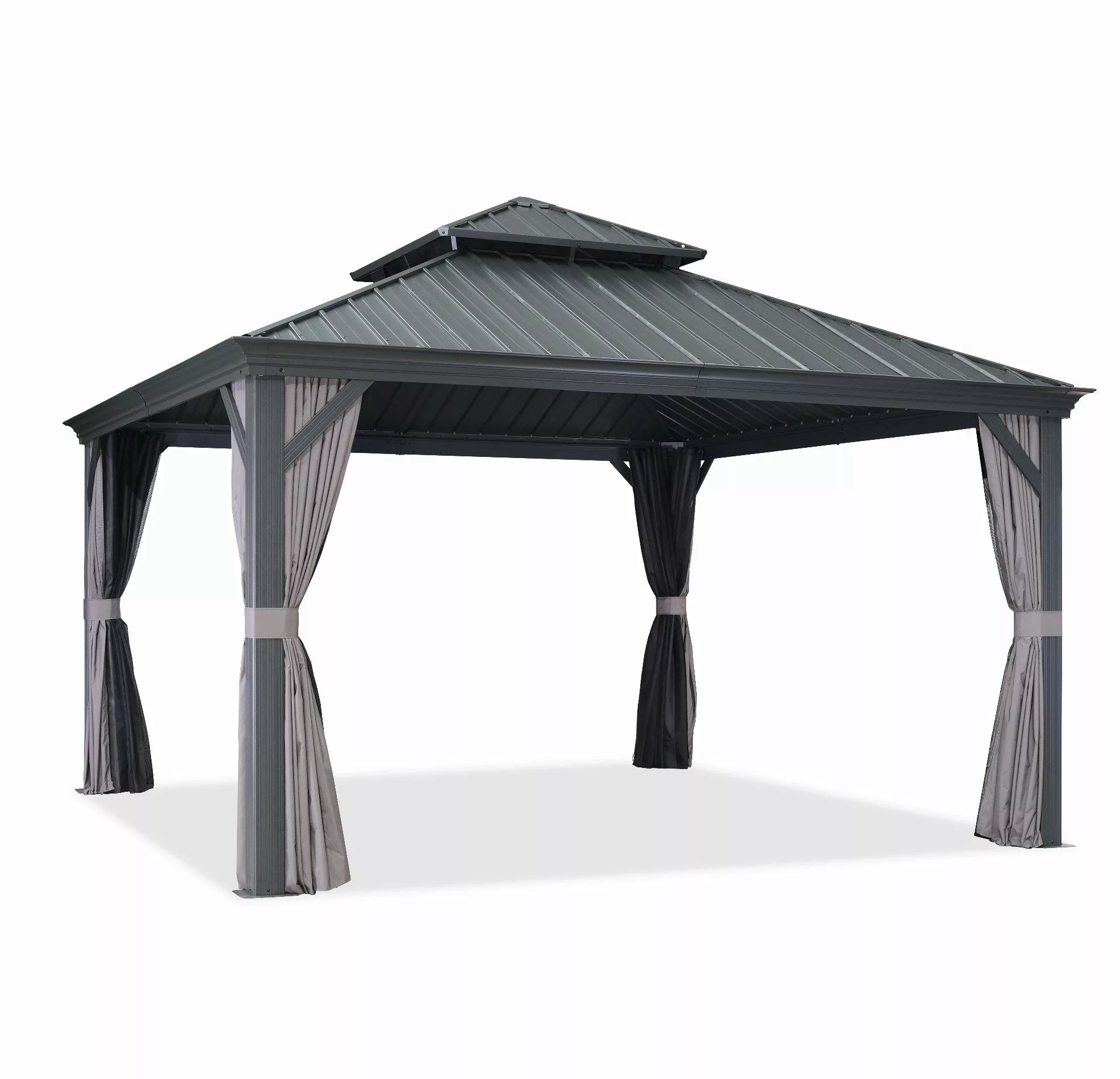 PURPLE LEAF Pavillon Alu Gartenpavillon mit günstig online kaufen
