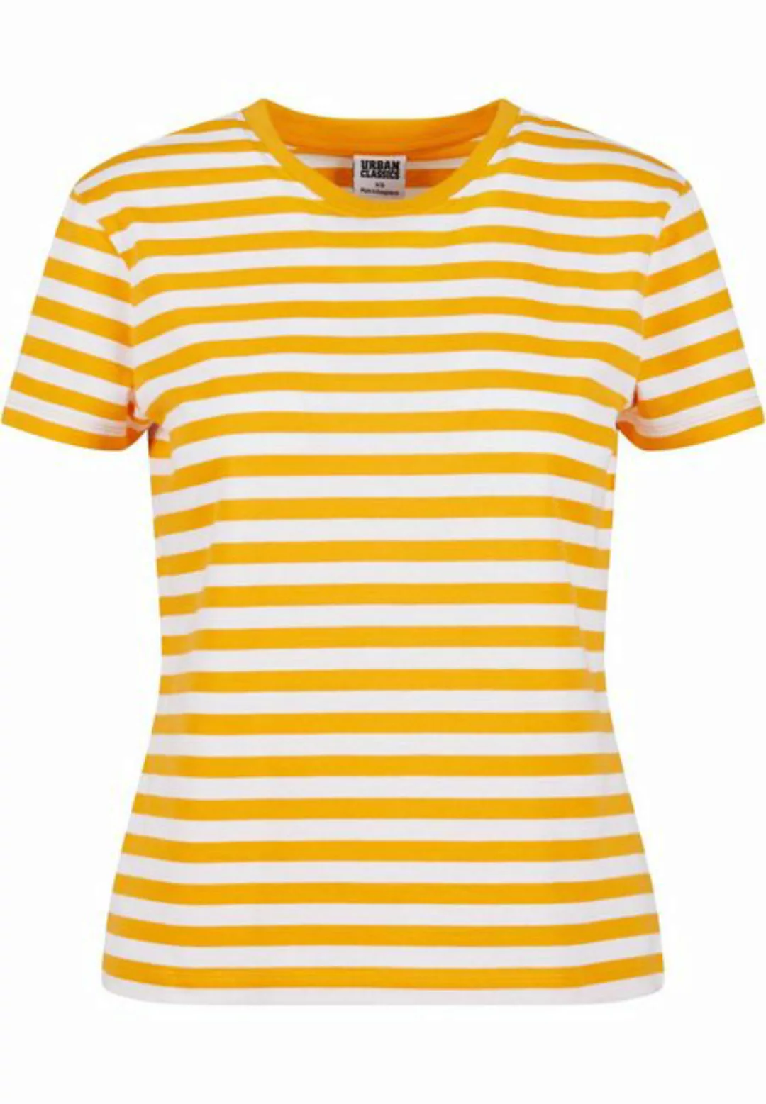 URBAN CLASSICS T-Shirt Urban Classics Damen Ladies Regular Striped Tee (1-t günstig online kaufen