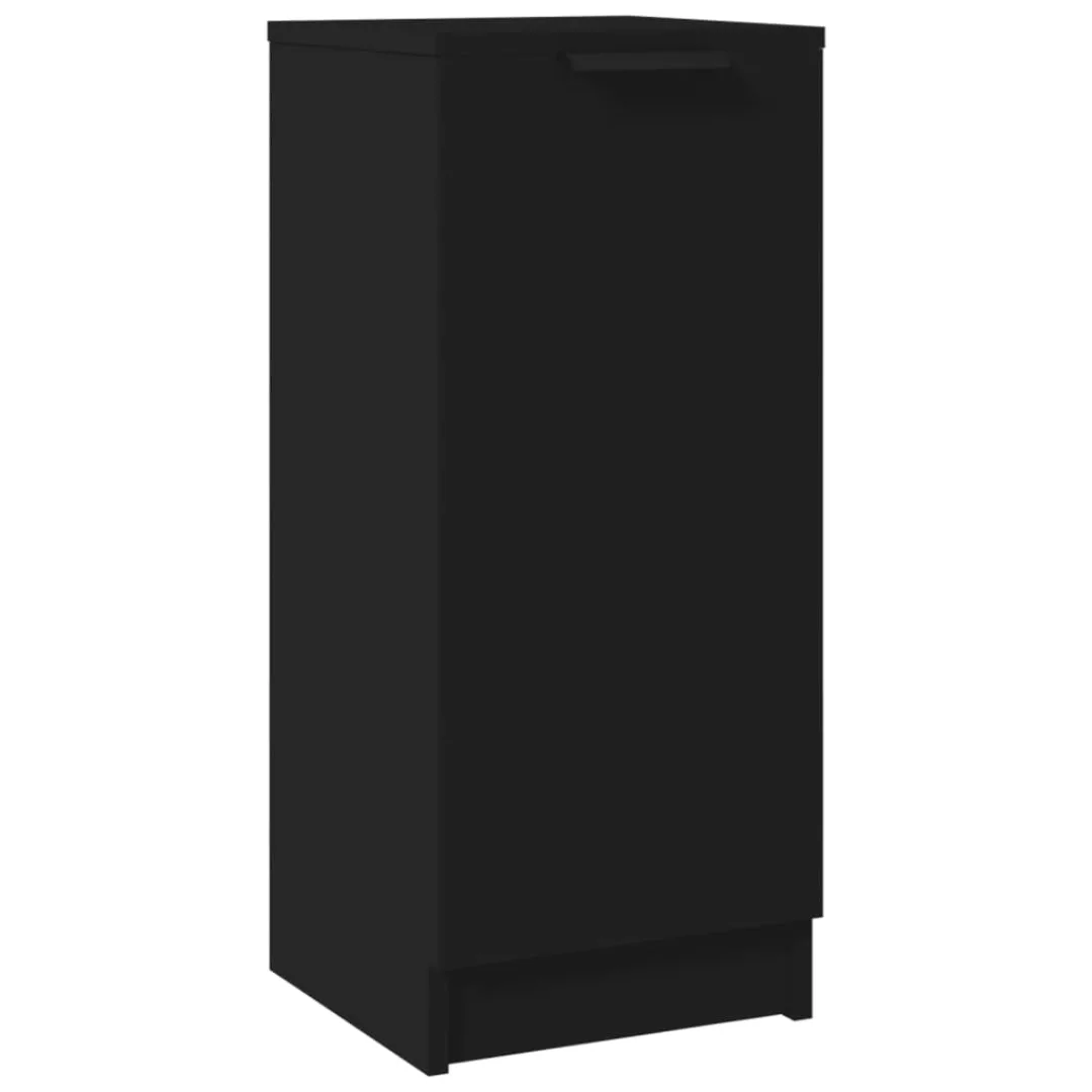 Vidaxl Sideboard Schwarz 30x30x70 Cm Holzwerkstoff günstig online kaufen