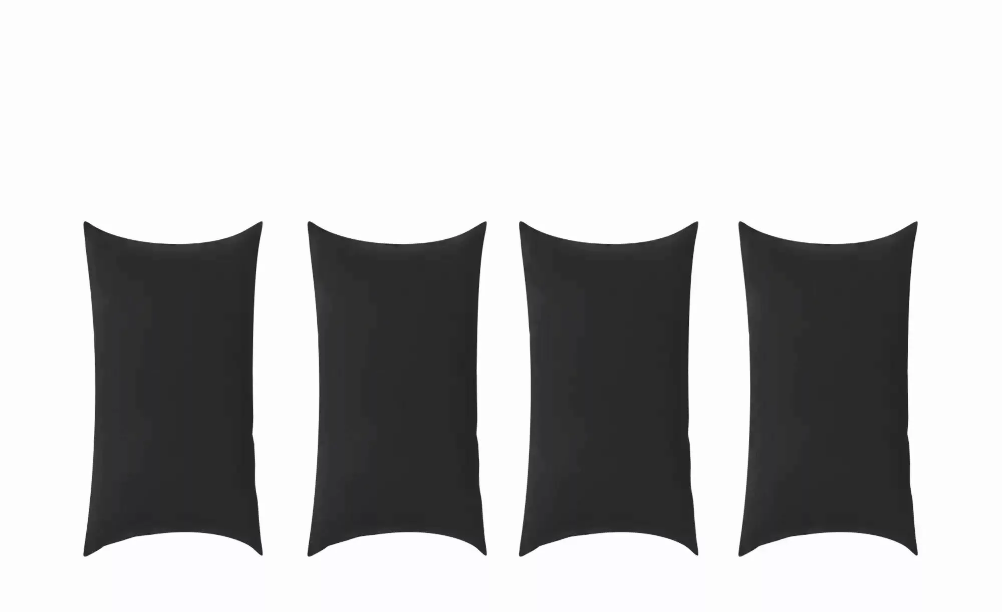 Zipfelkissenset   ¦ schwarz ¦ Maße (cm): B: 140 H: 18 T: 70.0 Dekokissen & günstig online kaufen