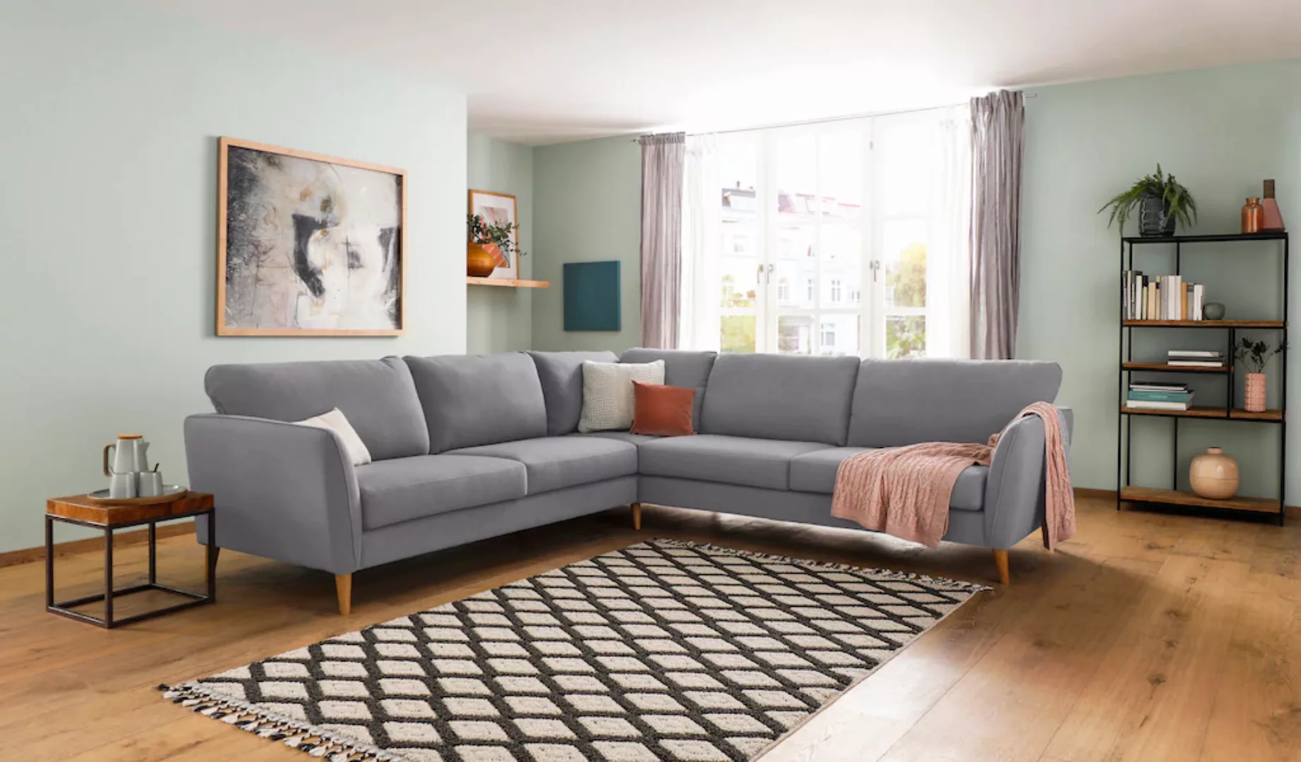 Home affaire Ecksofa »MARSEILLE 278/278 cm, L-Form,«, gleichschenklig, aus günstig online kaufen