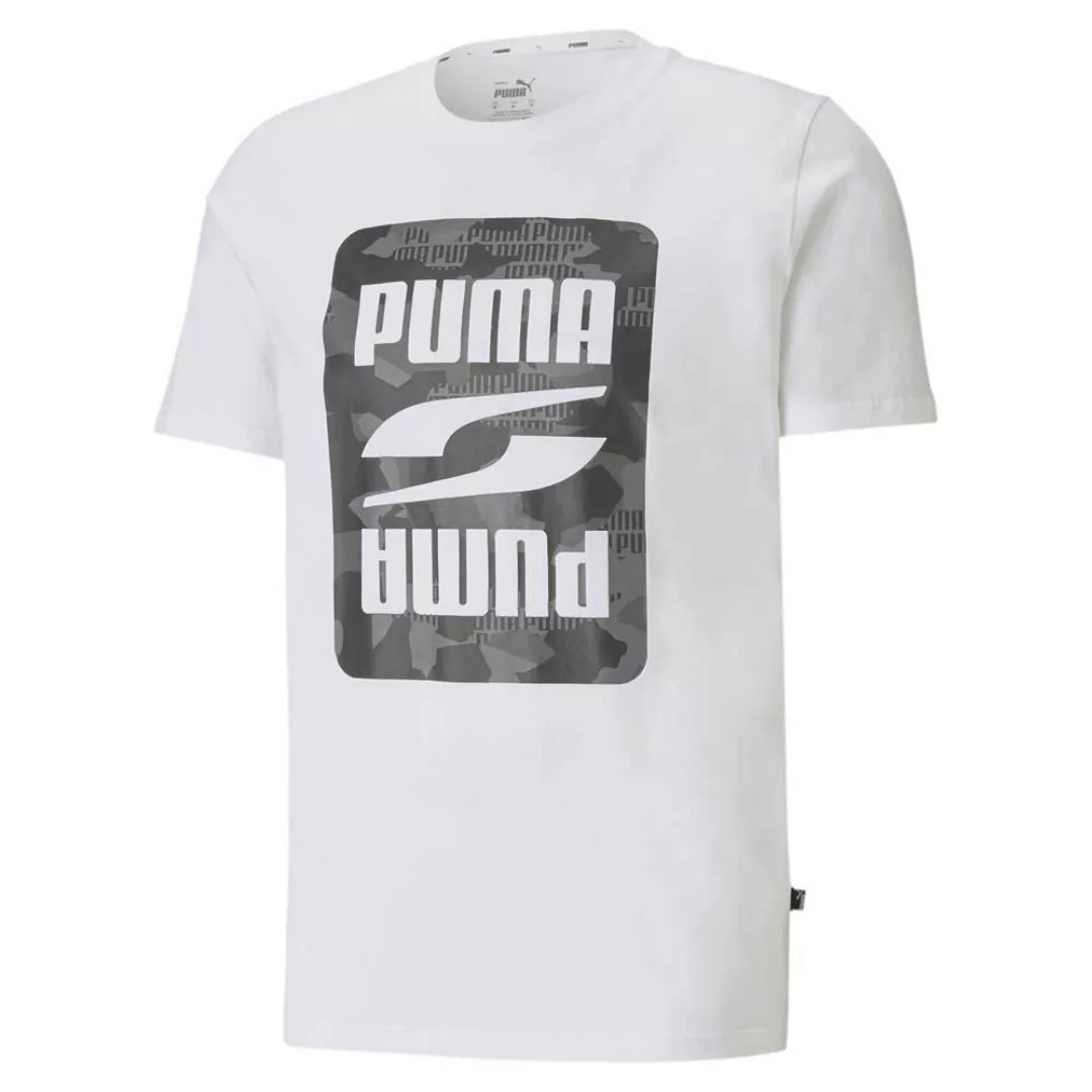 Puma Rebel Camo Graphic Kurzarm T-shirt M Puma White günstig online kaufen