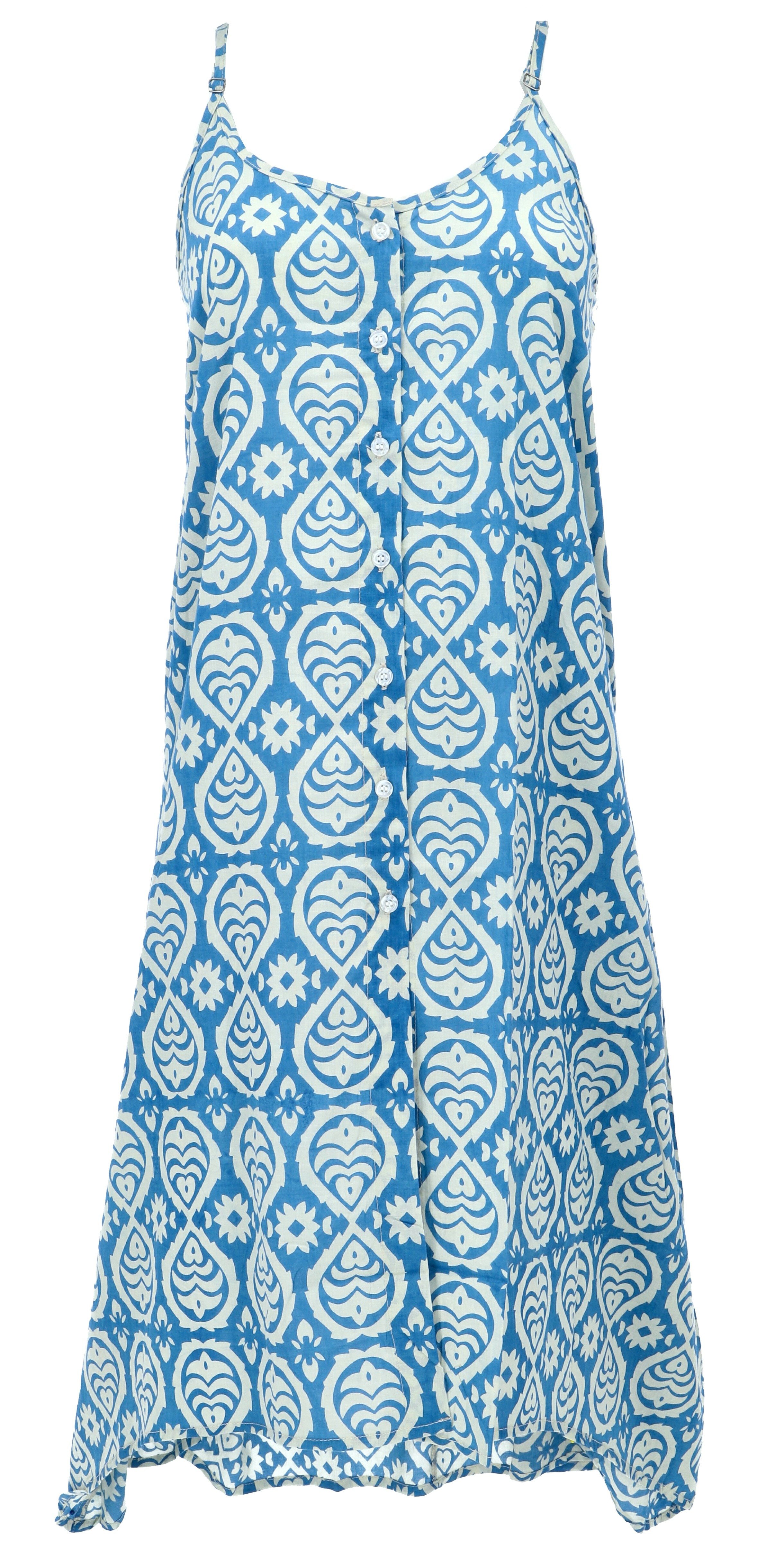 Guru-Shop Midikleid Luftiges Sommerkleid, Strandkleid - günstig online kaufen