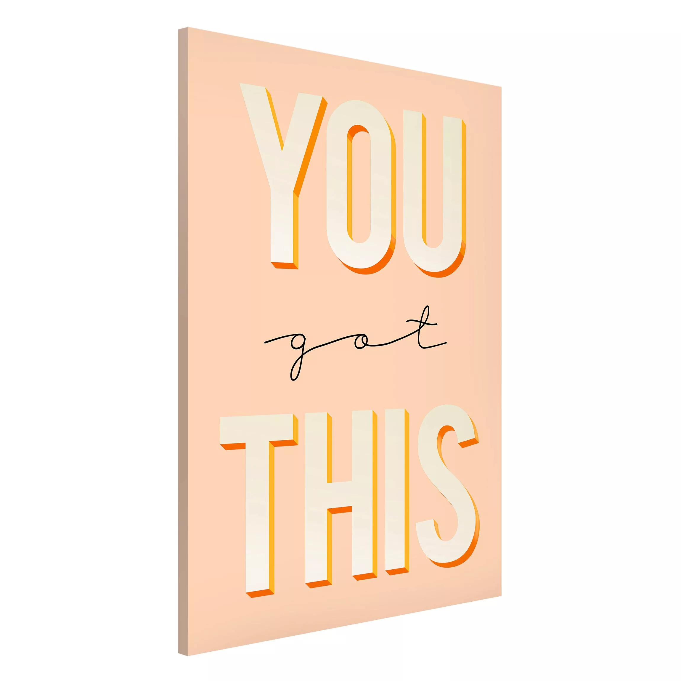 Magnettafel You Got This Typo Spruch günstig online kaufen