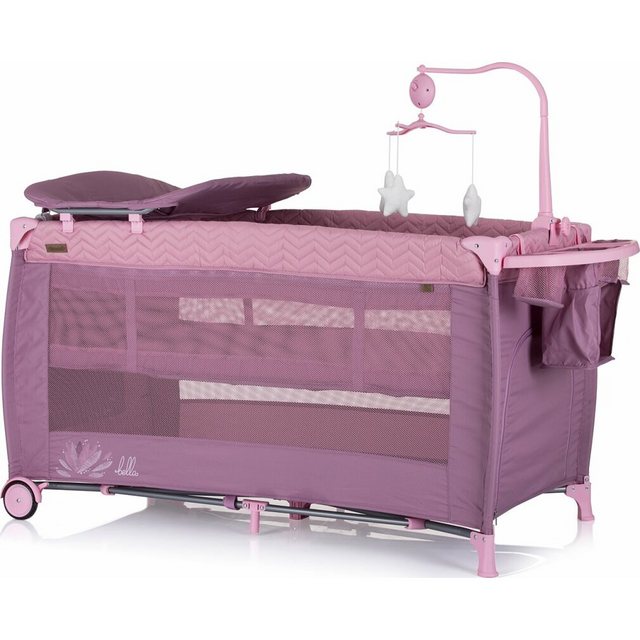 Chipolino Baby-Reisebett Reisebettchen Bella 2in1 Blush günstig online kaufen