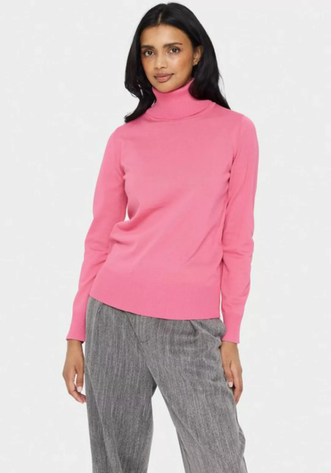 Saint Tropez Rollkragenpullover J2046, MilaSZ Rollneck Pullover günstig online kaufen