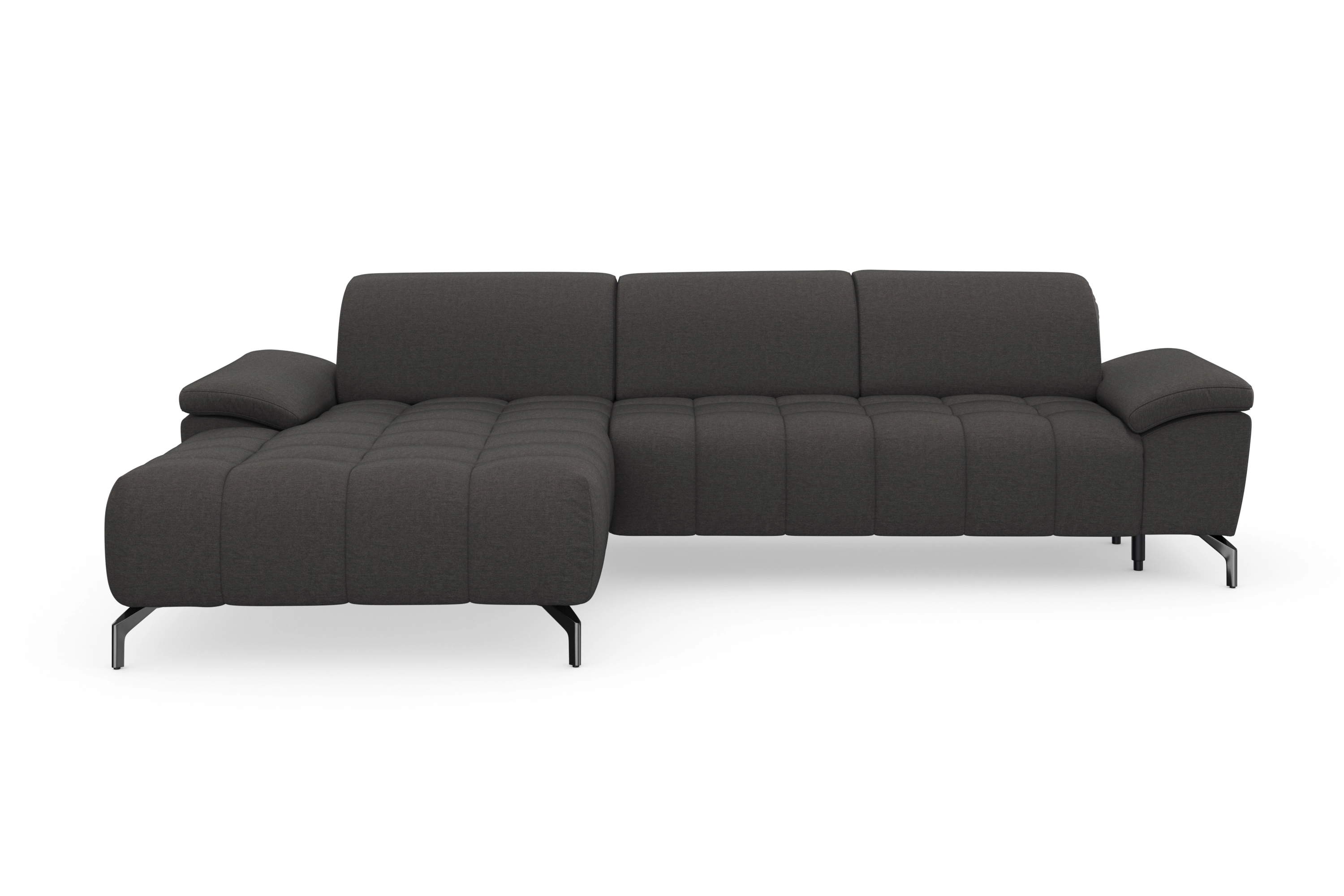 sit&more Ecksofa "Cool L-Form", wahlweise mit Kopfteilverstellung und Vorzi günstig online kaufen