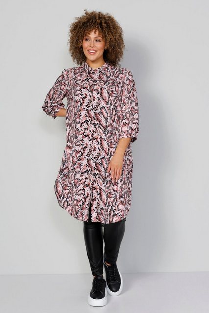 MIAMODA Longbluse Longbluse Animalprint 3/4-Ärmel günstig online kaufen