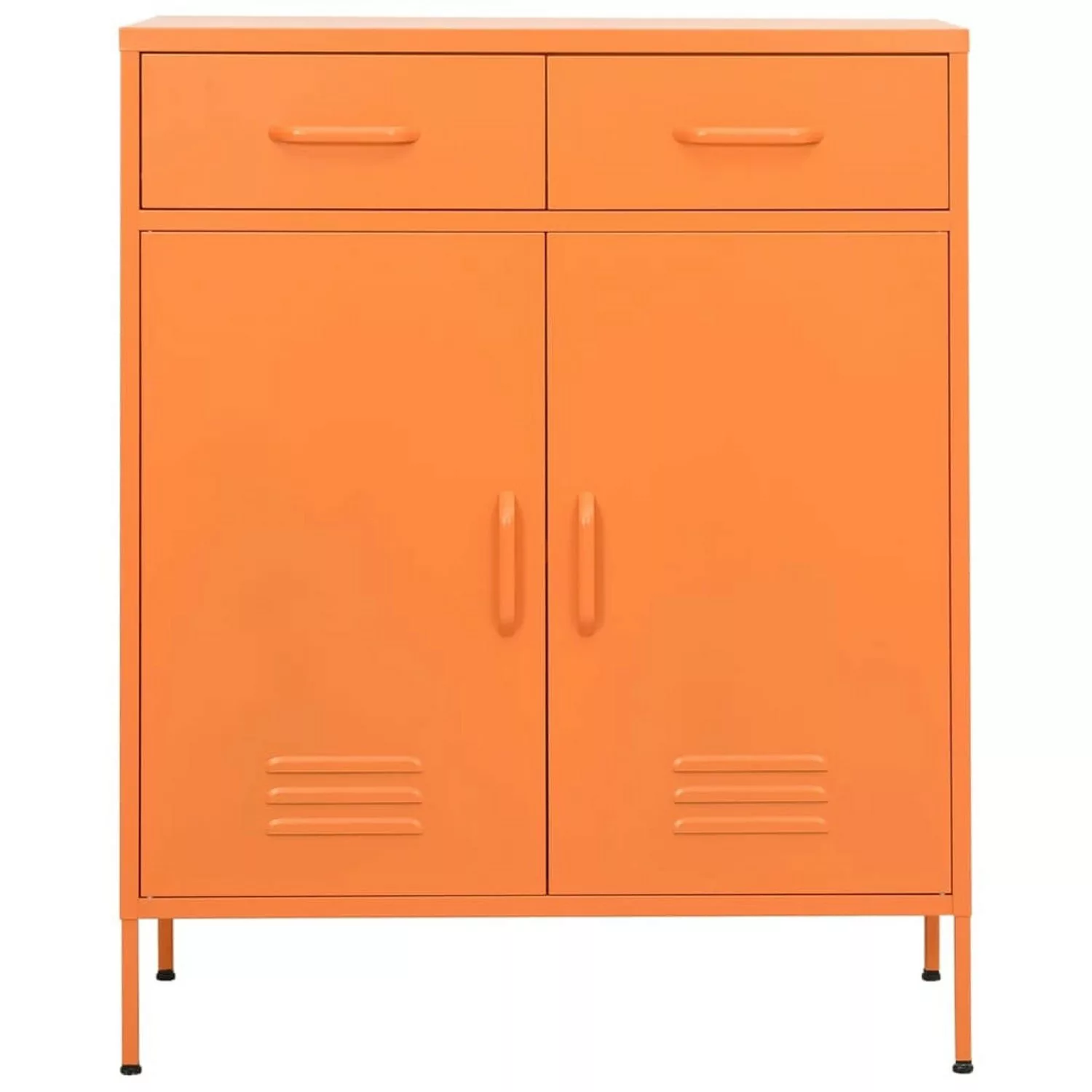 Lagerschrank Orange 80x35x101,5 Cm Stahl günstig online kaufen