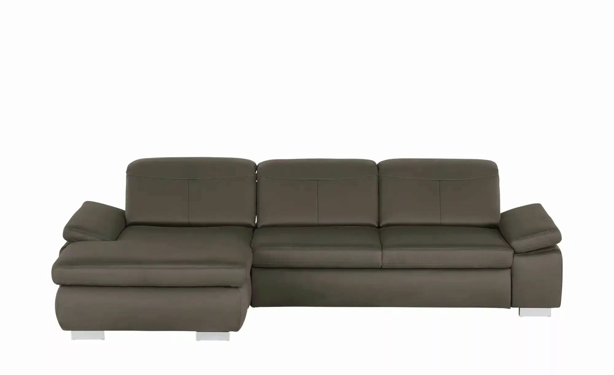 Lounge Collection Ecksofa aus Mikrofaser Kathrin ¦ braun ¦ Maße (cm): B: 30 günstig online kaufen