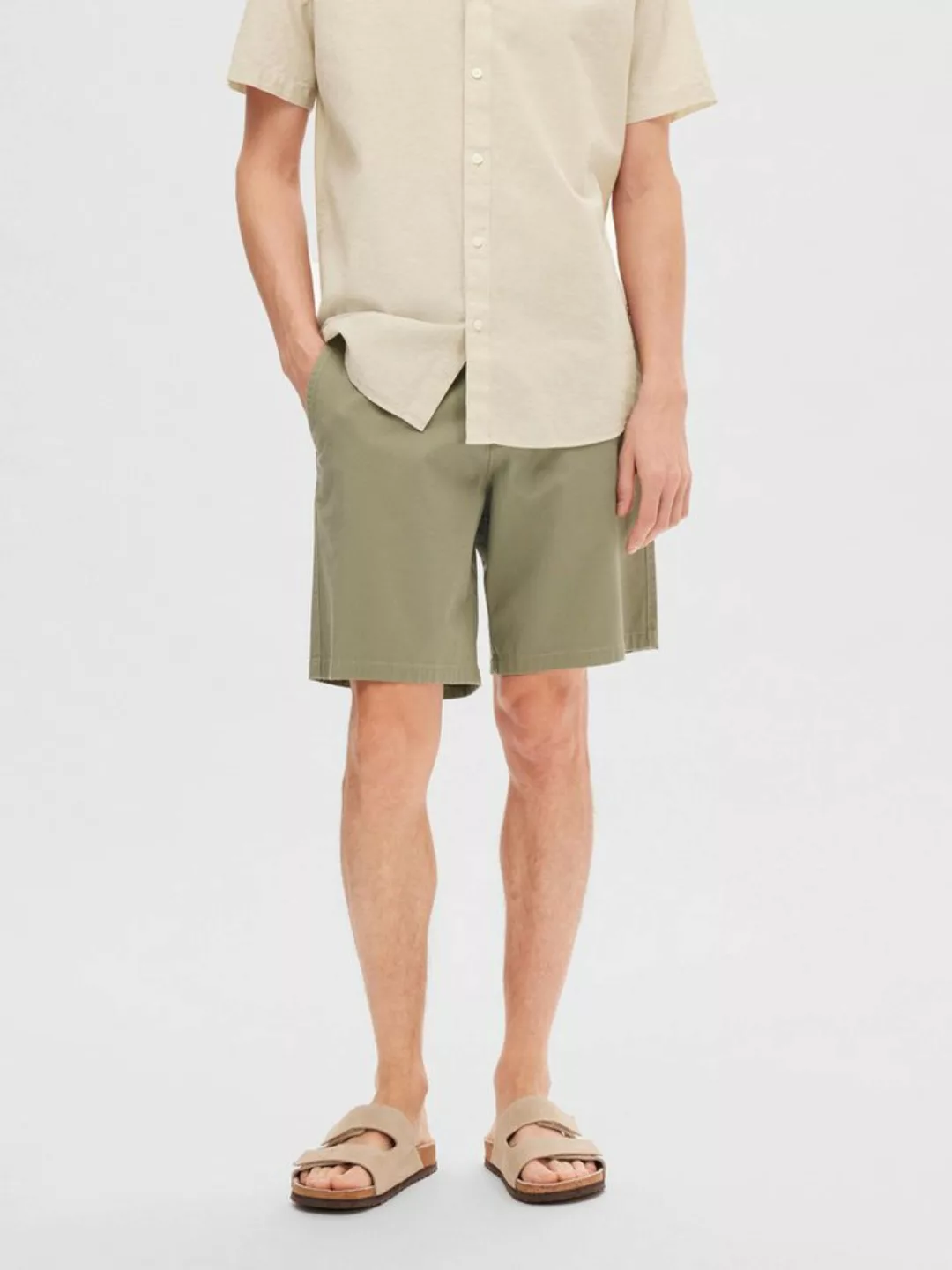 Selected Herren Chino Shorts SLHREGULAR BILL FLEX Regular Fit günstig online kaufen