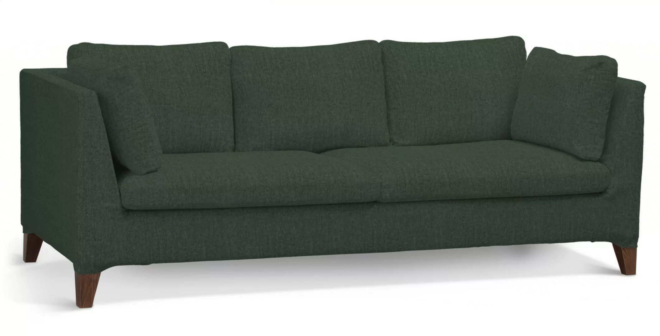 Bezug für Stockholm 3-Sitzer Sofa, dunkelgrün, Stockholm 3-Sitzer, City (70 günstig online kaufen
