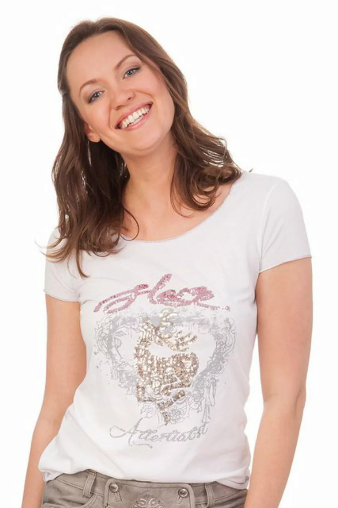 Hangowear Trachtenshirt Trachtenshirt Damen - LOTTI - weiß günstig online kaufen