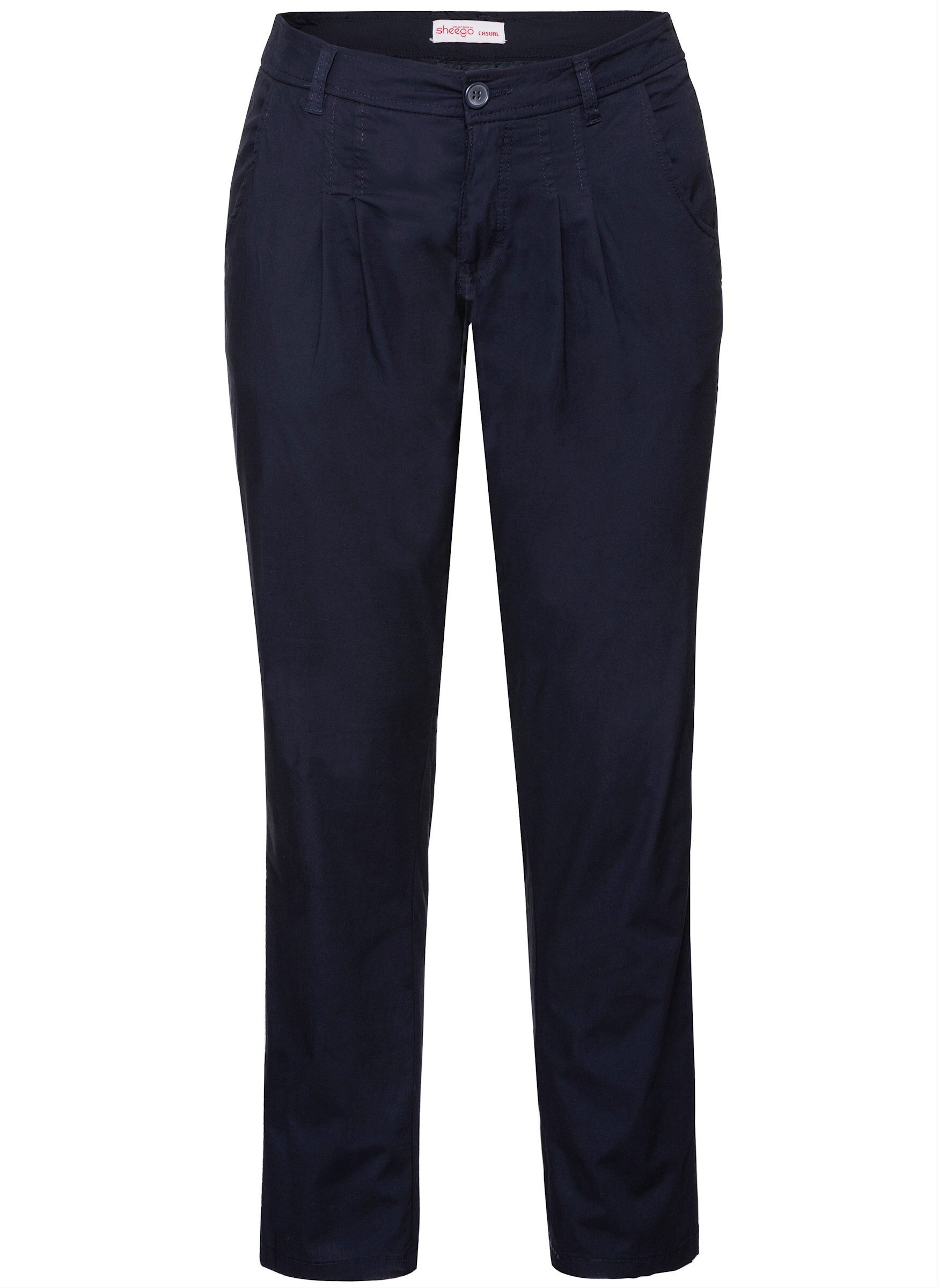Sheego Jerseyhose Chinohose Länge ca. 88 günstig online kaufen