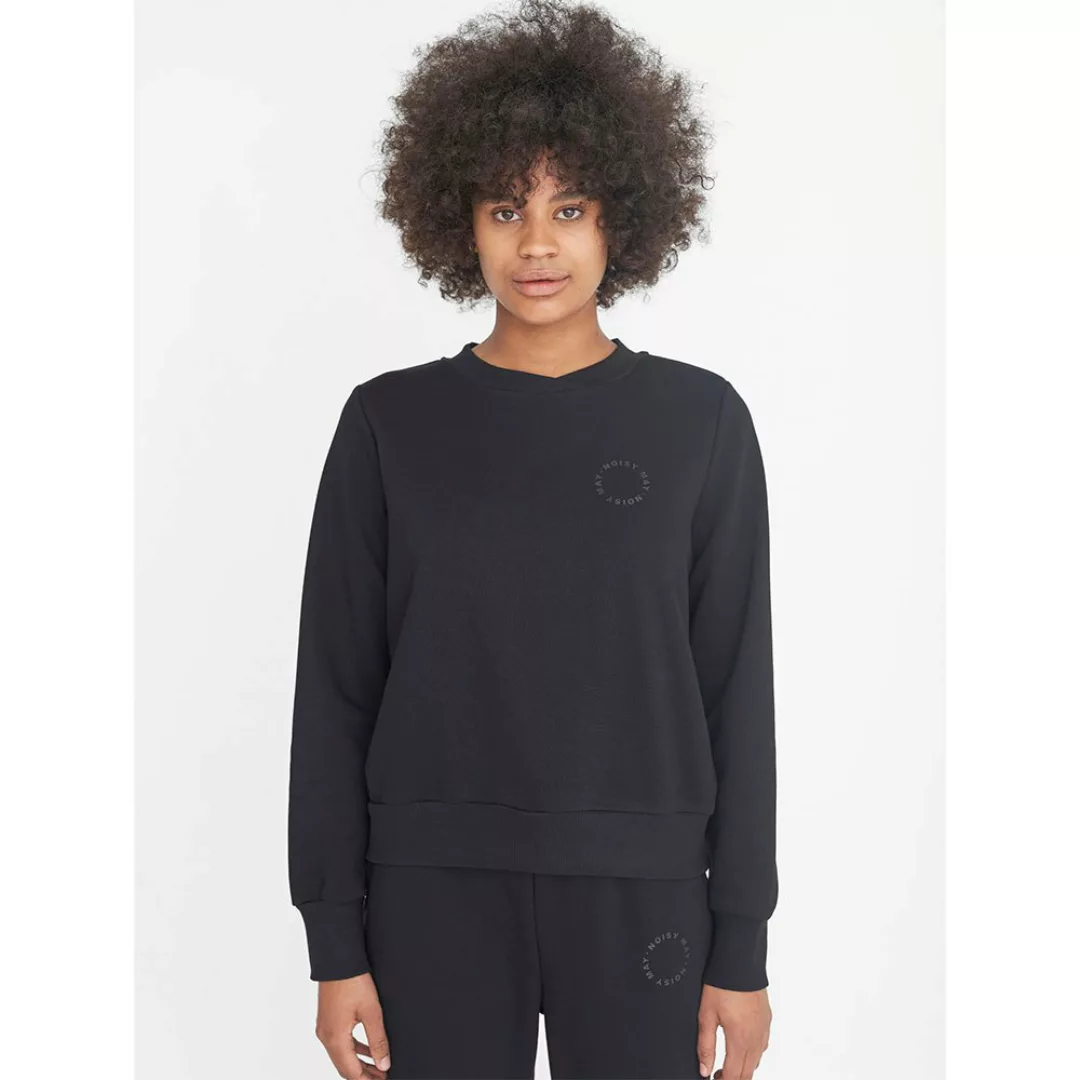 NOISY MAY Nmlupa Logo Sweatshirt Damen Grau günstig online kaufen