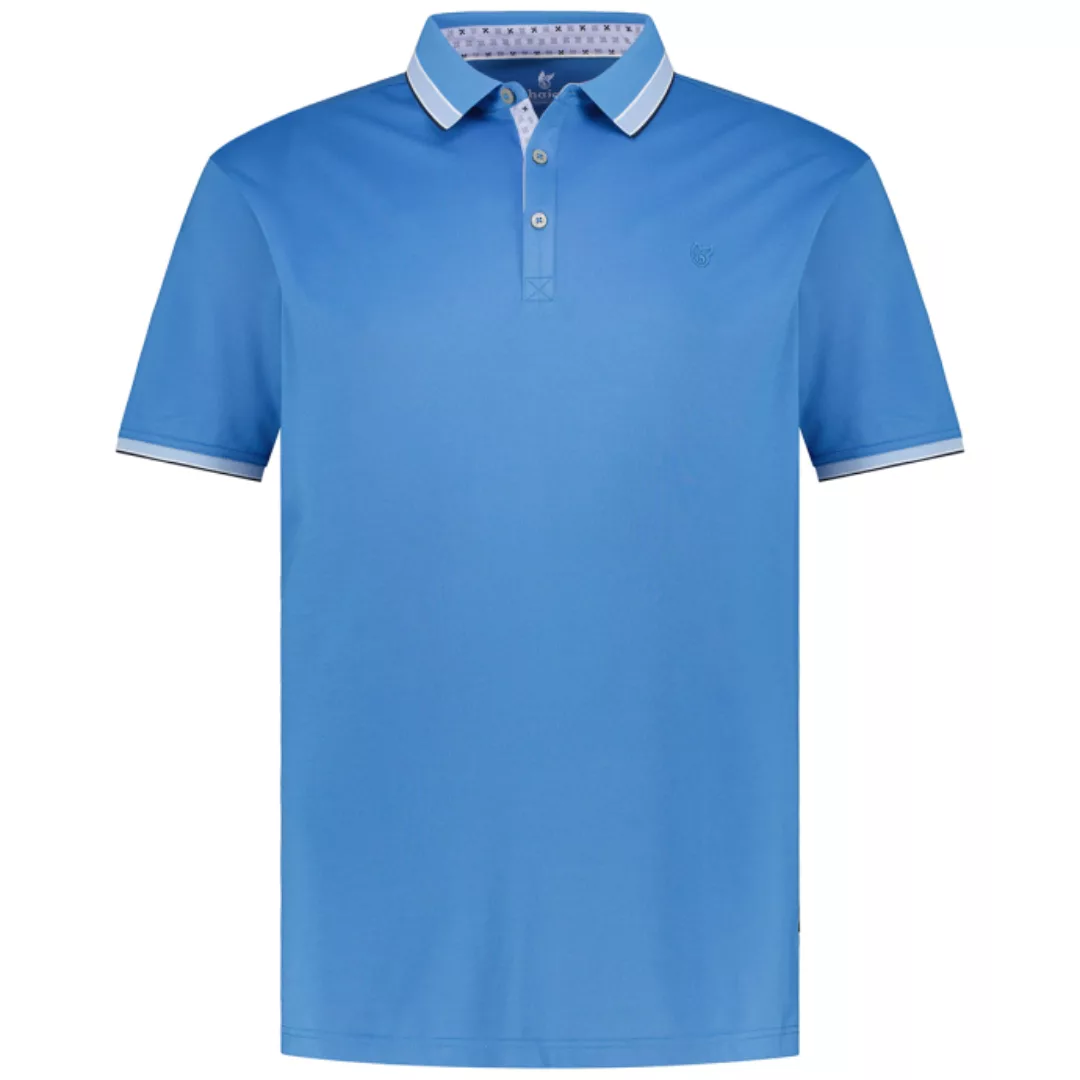 Hajo Poloshirt Herren Pique Poloshirt von Hajo blau günstig online kaufen