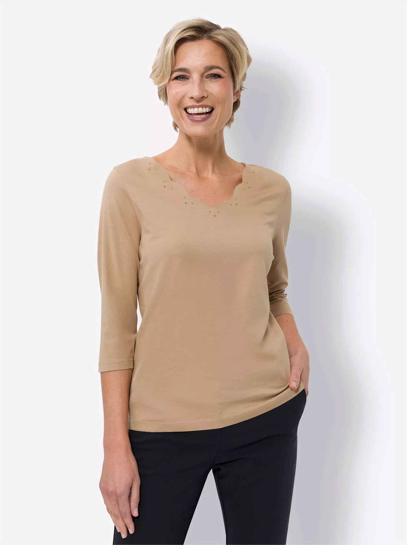 Classic Basics 3/4-Arm-Shirt "Shirt", (1 tlg.) günstig online kaufen