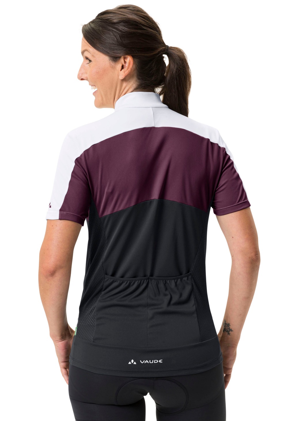 VAUDE Radtrikot "WOMENS MATERA FZ TRICOT", Fahrradshirt Colorblocking günstig online kaufen