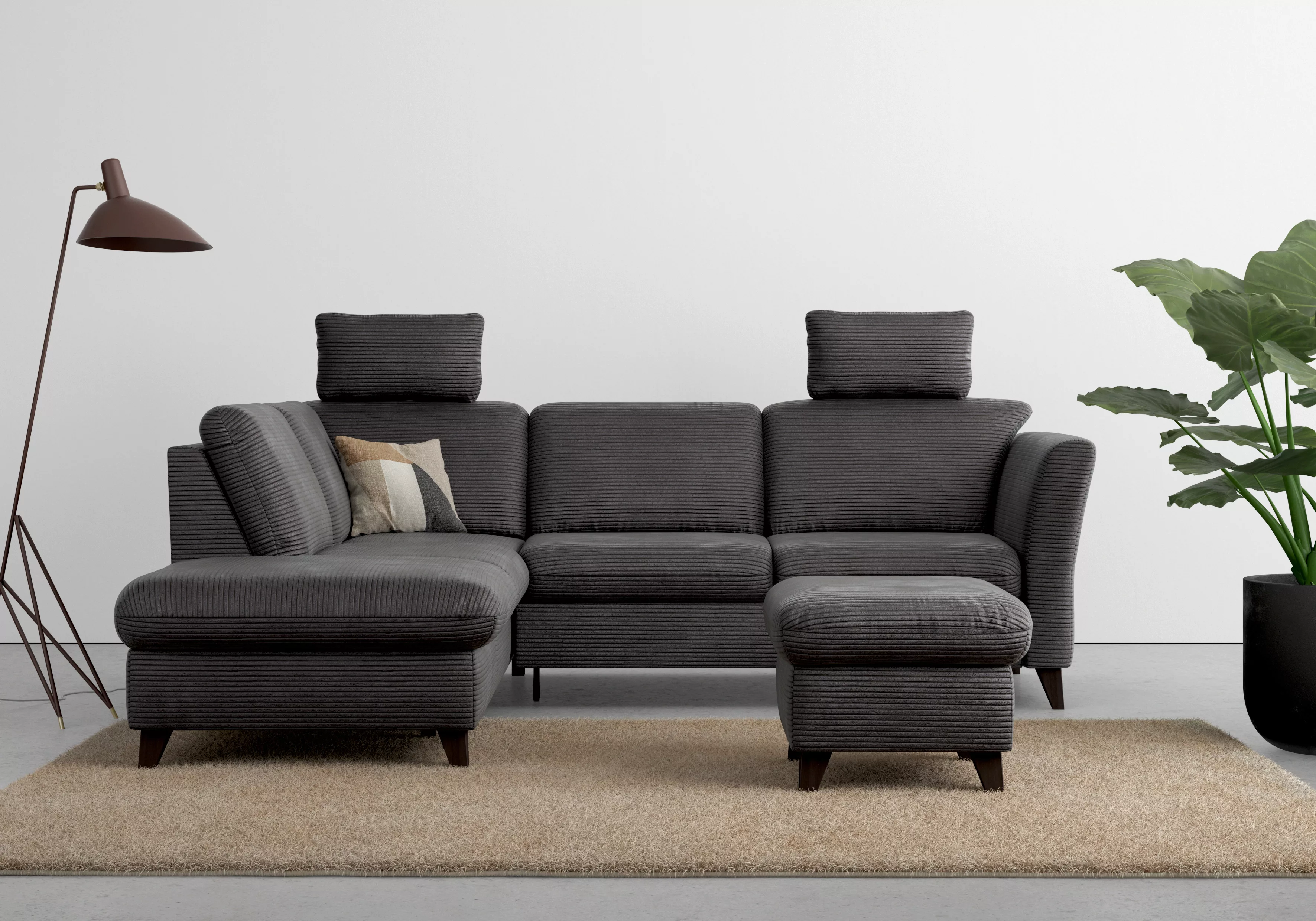 Home affaire Ecksofa Trelleborg L-Form, wahlweise mit Bettfunktion und Bett günstig online kaufen